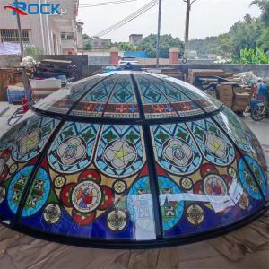 Quality Art Gothic Cathedral Stained Glass Windows Custom Pattern Church Stained Glass wholesale