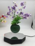 new hexagon magnetic floating levitate bottom air bonsai plant pot