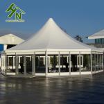 Waterproof DIN 4102 Standard Multi Sided Tent House 10m Diametre