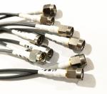 SMA & SSMA Right Angle Male RF Cable Assemblies With CXN3506 Cable Diameter=0