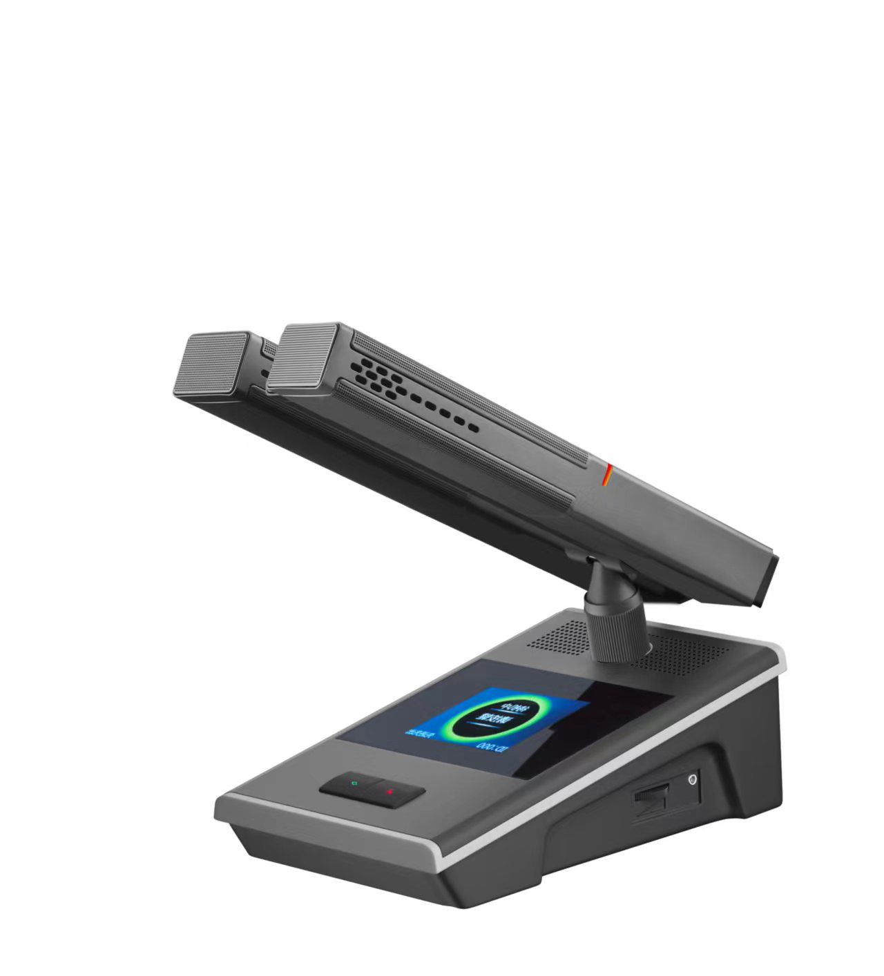 UHF 4 Channels Wireless Microphone System 80Hz -16KHz With Long Pick Up Range 100cm