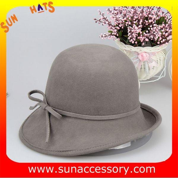 T2991236 Sun Accessory customized winner fashion 100% wool felt cloche hats,