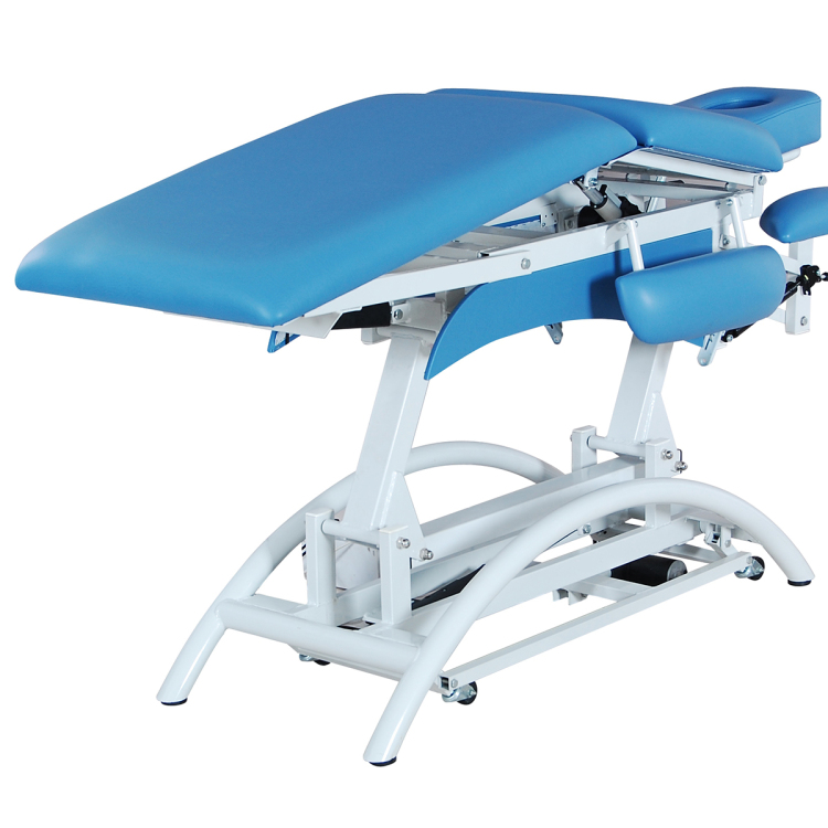 Blue fashion folding hospital clinical electric facial spa beauty adjustable massage bed