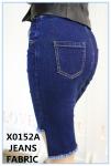9.5oz 58 59" Width 98 Cotton 2 Spandex Yarn Dyed Indigo Denim Fabric
