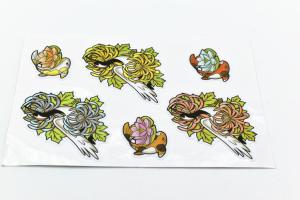 Quality UV resistant cartoon Daisy PVC Vinyl Stickers wholesale