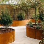 Corten Steel Landscape Straightcurve Garden Edging