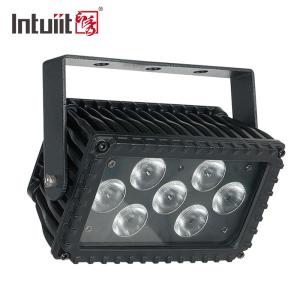 Quality Powerful 7x3W RGB LED Flood For Outdoor Church Building Facade Lighting Square wholesale