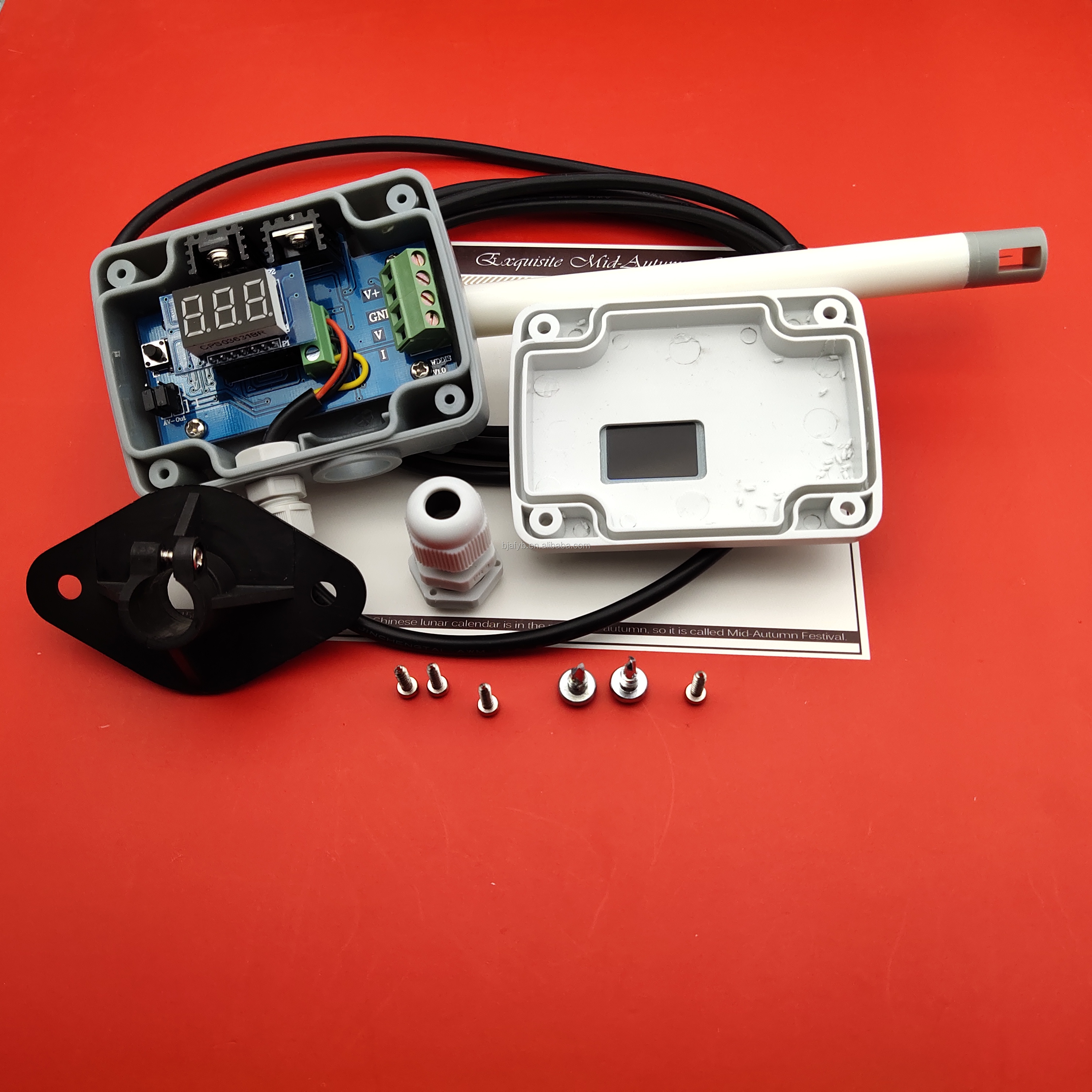 2024 Split Wind Speed Sensor with Digital Display Mounting Type Flange Mounting