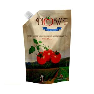 Quality Liquid Kraft Paper Spout Pouch Packaging Custom Printed 1000ML Eco Friendly wholesale