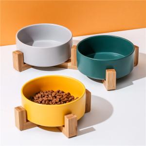 Quality OEM ODM Elevated Cat Food Bowls Ceramic Pet Bowl Slow Feeder Dog Bowl Ceramic Dog Bowls Ceramic Cat Bowl wholesale