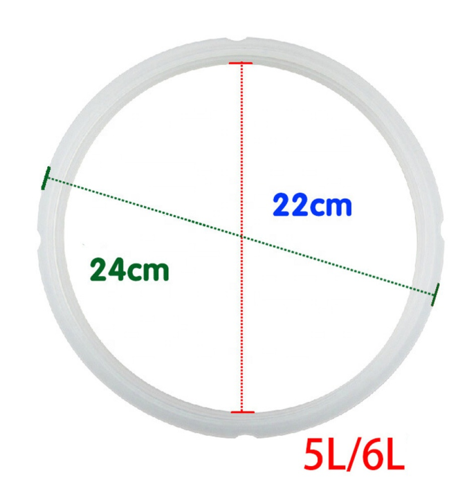 Clear or Transparent Pressure Cooker Sealing Ring for Instant Pots 6qt 8qt -40C -240C