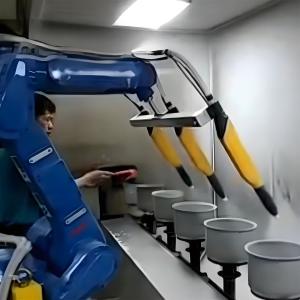 Quality Electrostatic Powder Coating Painting Robot for Turnkey Powder Coating Line Solutions wholesale