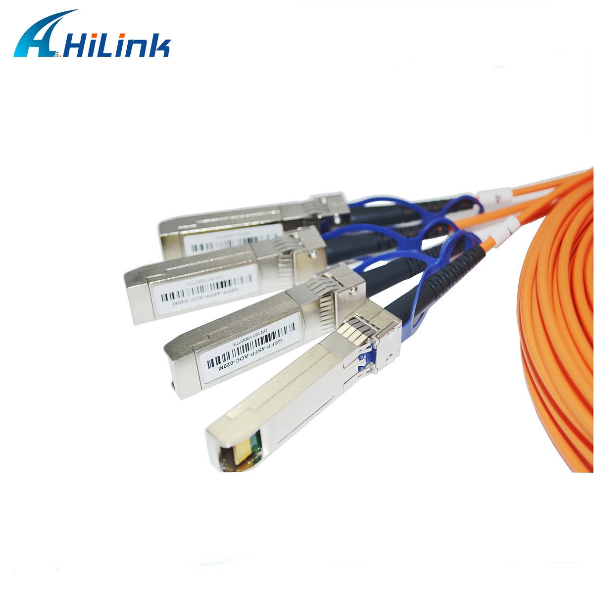 40G QSFP+ To 4 SFP+ Breakout AOC Cable 40G Infiniband SDR DDR QDR Support