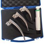 Medical Hospital Surgical Equipment Optical Fiber Laryngoscope Set Fiber Optic