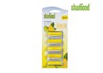 Yellow Lemon Home Small Vacuum Air Fresheners Cleaner 5 Strips / Set