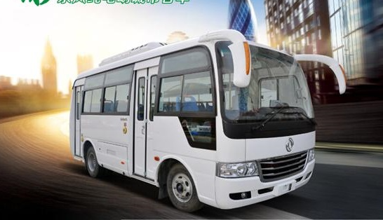 Zero Emission Dongfeng Coach Bus 10-21 Seats Automatic Transmission Energy Customize
