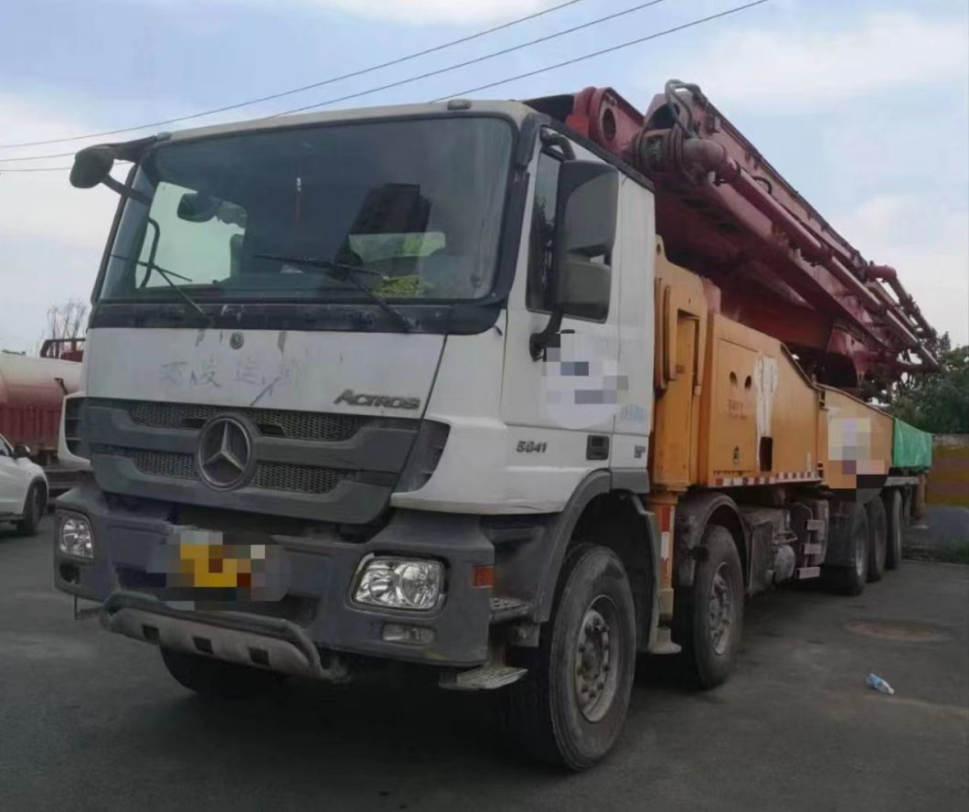 Perfect Original Condition 2013 Sy 62m Concrete Pump on Benz 10*4 Truck Factory Directly Sale