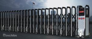 Quality Railless Alluminum Alloy Building Auto Folding Gates With Anti-Climb Photo Cell wholesale