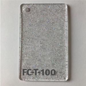 Quality 1050mm × 1860mm Glitter Acrylic Sheets Cast Transparent Plexiglass Acrylic Plastic Sheets 4x8 wholesale