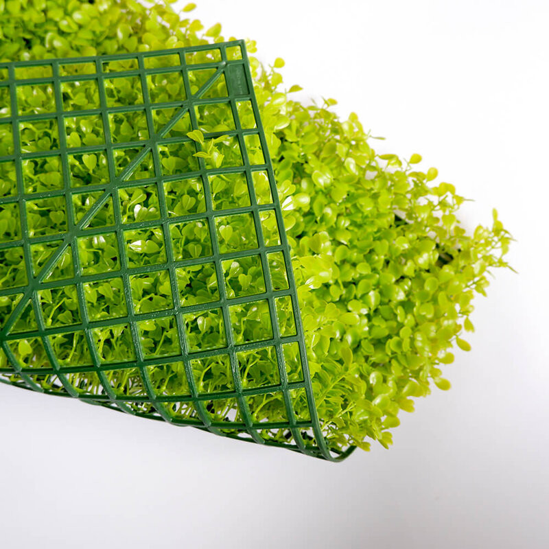Artificial Plastic Plants Synthetic Milan Wall Decoration Synthetic Grass For Garden