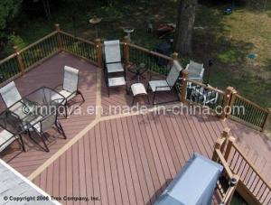 Quality Fire-Resistant WPC Wood Plastic Composite Decking Flooring in Brown wholesale