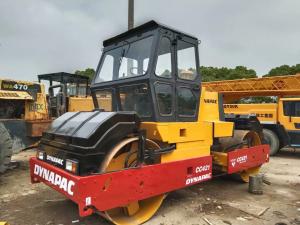 Quality Dynapac CC421 Used Road Roller Double Drum Road Roller High Productivity Sweden wholesale