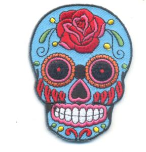 Quality Iron On/Sew On Embroidered Skull Patches For Jacket Hat Europe Standard wholesale