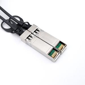 Quality 10Gbps 30AWG Direct Attach Cable Black Color for High Speed Data Transfer wholesale