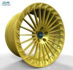 Brushed Gold Racing Forged Wheels ET45 22 Inch Aluminum Rims