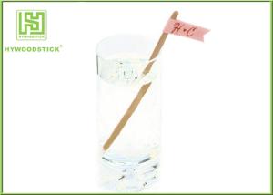 Quality Odorless Disposable Coffee Stirrers Straight / Paddle Shape / Round Head Shape wholesale