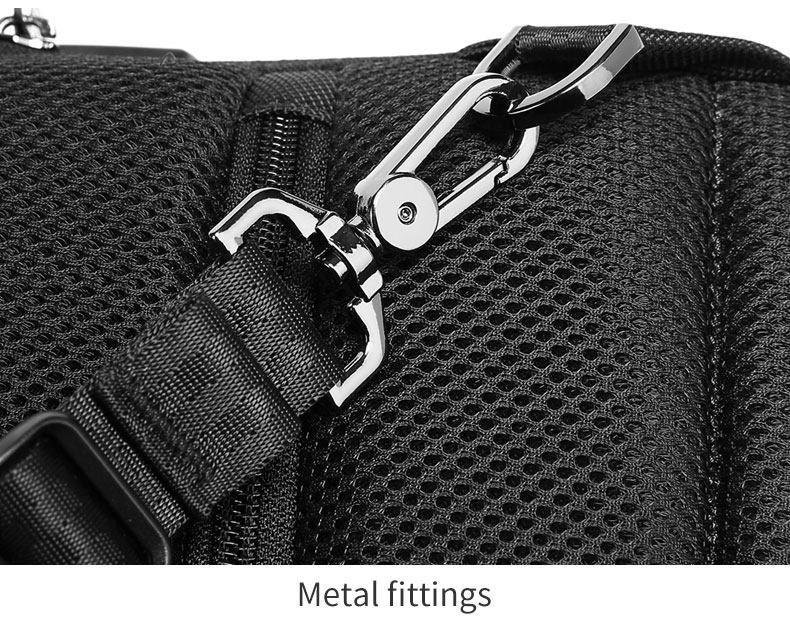 New custom logo Shoulder bag multifunctional waterproof anti theft chest bag men sling bag