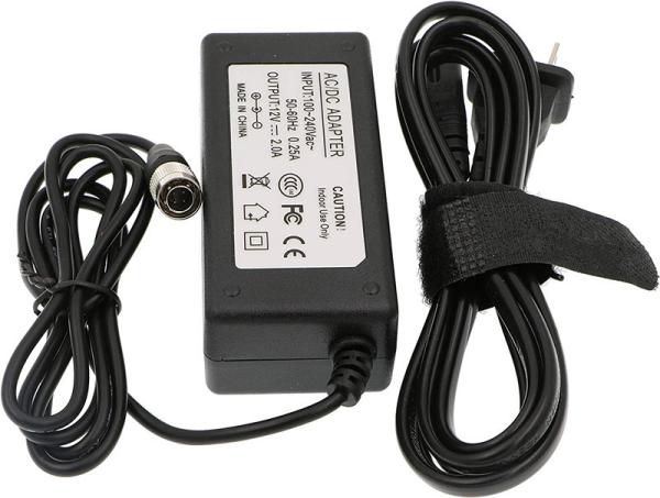 Cheap 12V 2A Camera Power Cable AC To 4 Pin Hirose Male For Sound Devices for sale