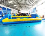 Blow Up Soccer Field Inflatable Football Pitch 12x6x2 meter