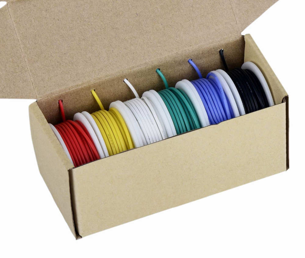Hook Up Flexible ISO9001 24 Gauge Electrical Wire Kit 300V High efficiency