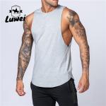 Sleeveless Men Workout Tank Top Cutout Hollow Bodybuilding Gym Tank Top