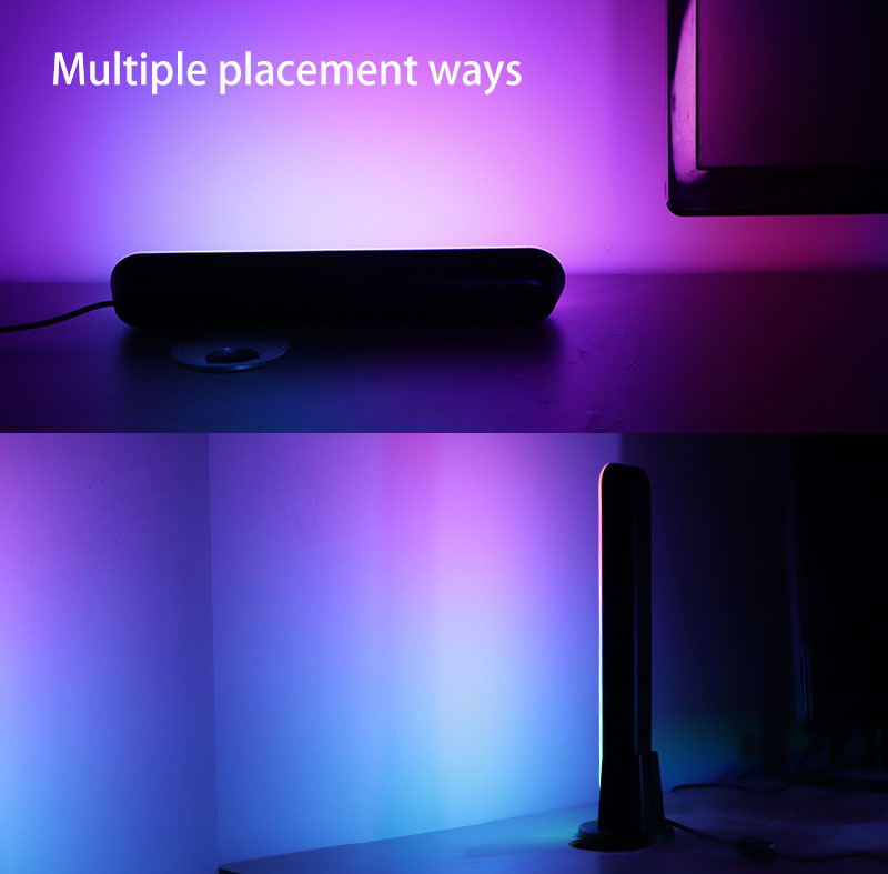 Smart Home Light Computer Background RGB Symphony Desktop Atmosphere Gaming Pickup Light WIFI BT Music Sensor Light Bar