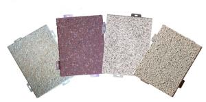 Quality Customized Length Outside Wall Cladding Wood Grain Marble Aluminum Veneer wholesale