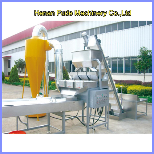 blanched peanut production line，peanut red skin peeling machine