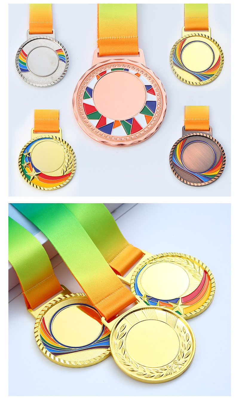 Zinc Alloy Embossing Personalised Sports Medals Gifts Custom Academic Medals