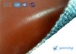 3.5mm Red Twill Woven Silicone Coated Fiberglass Fabric