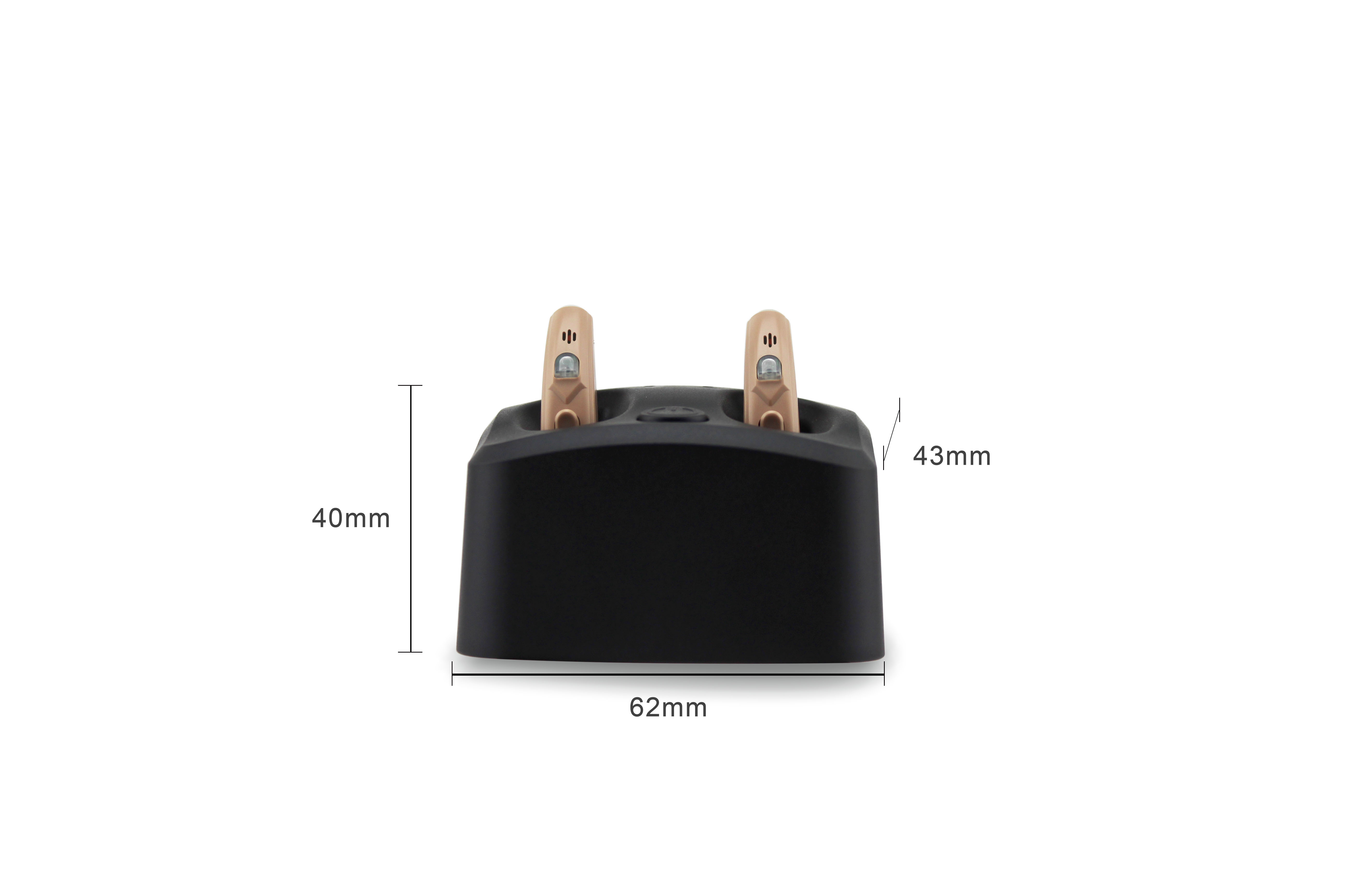 Rechargeable Bte Directional microphones Hearing Aid FDA Open Fit Behind The Ear