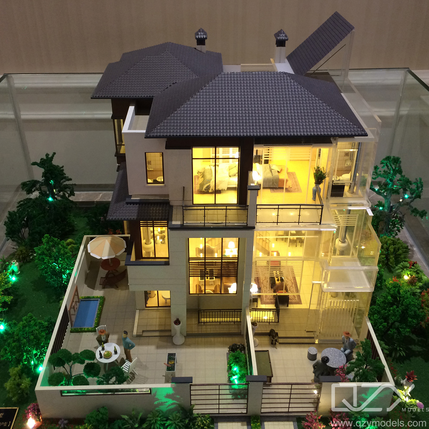 Zhongtian Group - 1/120 Hunan Heron Bay Model Architectural Scale Model