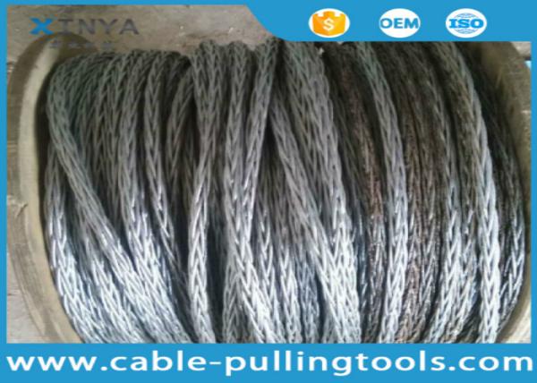 24mm Anti-twisting Breaking Load 360kN Braided Steel Wire Rope Overhead Line