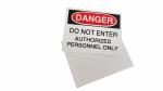 Industrial Plastic Safety Tag With Customized Logo