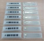Mini Printing Barcode Labels For Jewelry Tag , 58kHz AM EAS Soft Labels