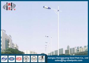 Quality 250W Polygonal / Conical Street Light Poles for Highway Lighting wholesale