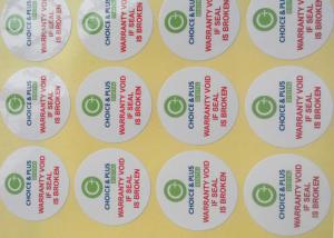Business Custom Printed Sticker Labels Advirtising Multipurpose Aqueous Coating
