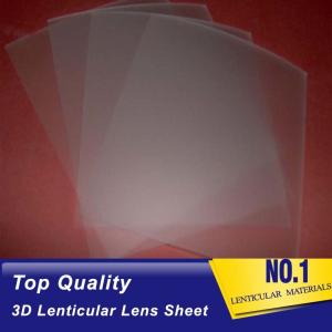 Quality PP lenticular sheet suppliers uk raster 75 lpi 0.45mm lenticular lens plastic printing 3d sheet for sale wholesale