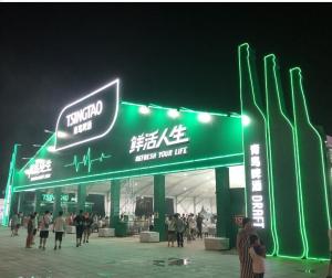 Quality Clear Span Custom Party Tents , 40m Beer Festival Tent Glass Wing Door wholesale