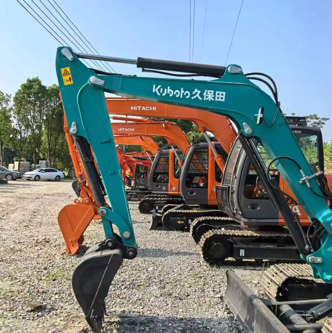 6 Ton Japan Brand Mini Excavator With Kubota Engine Bagger